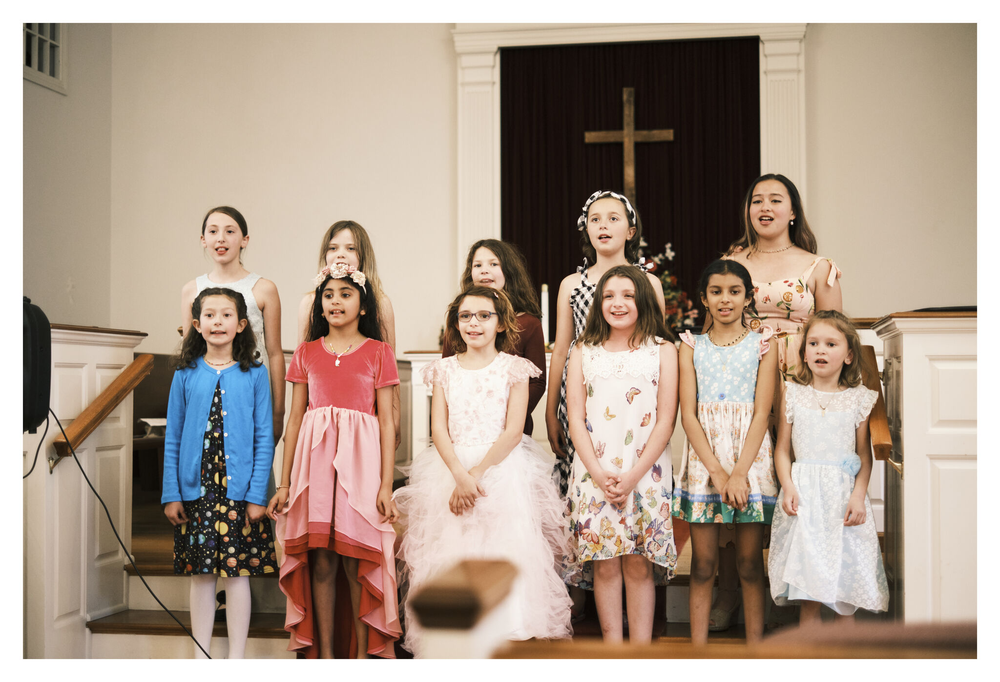 Charles River Children's Choir singers
